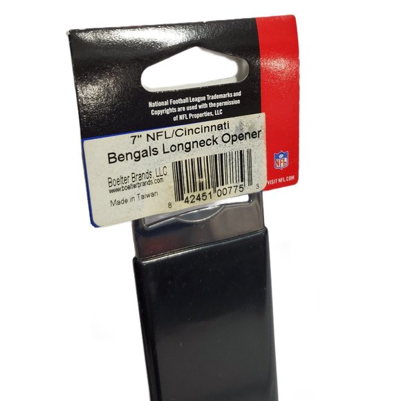 NFL Cincinnati Bengals 7" Vinyl Coated Bottle Opener - Picture 3 of 3